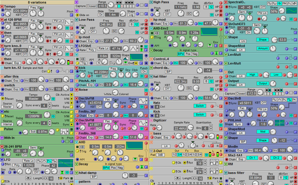 Modular synthesis, Dance