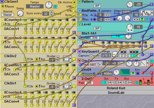 Patching, logic, Roland Kuit, synthesis