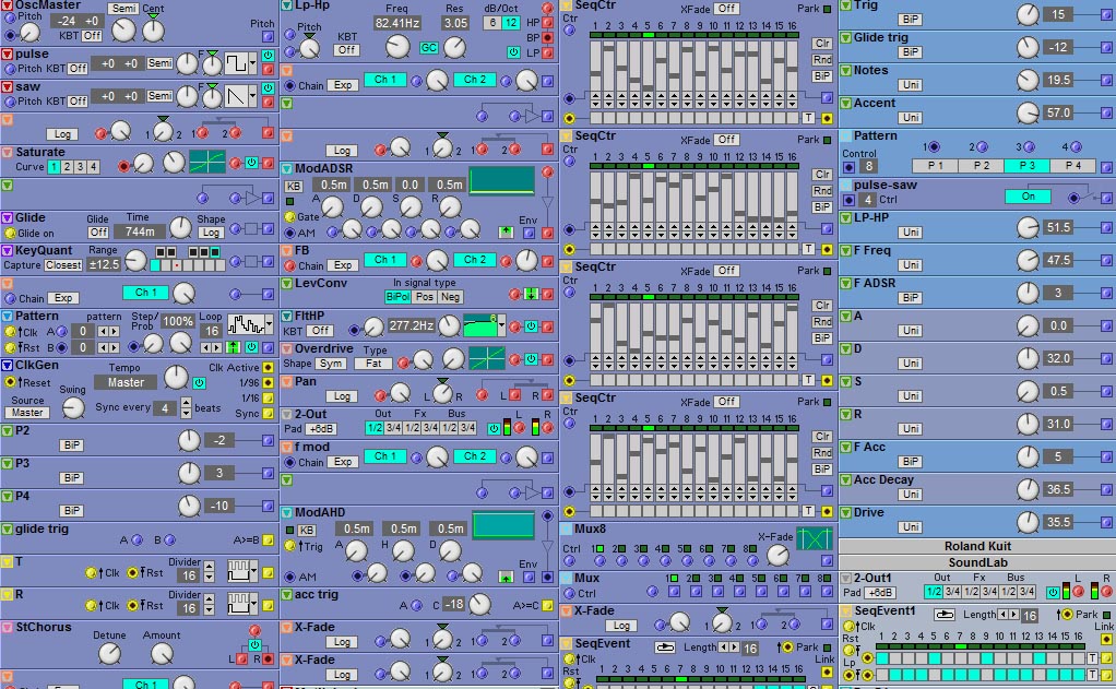 Roland Kuit,The Electronic Studio, Modular synthesis